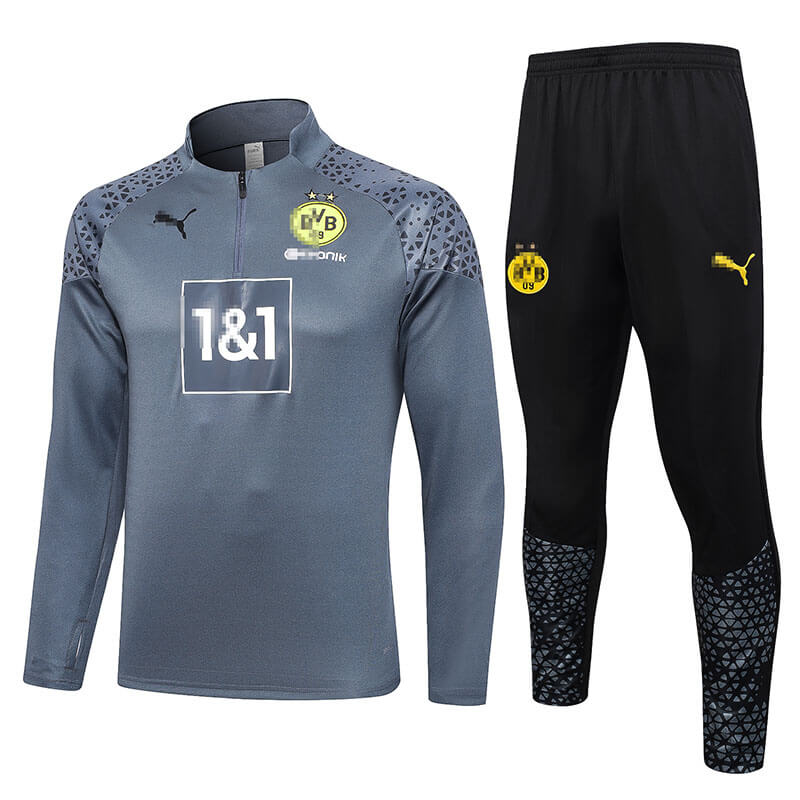 Sudadera Entrenamiento Borussia Dortmund 2023/2024 Kit Gris